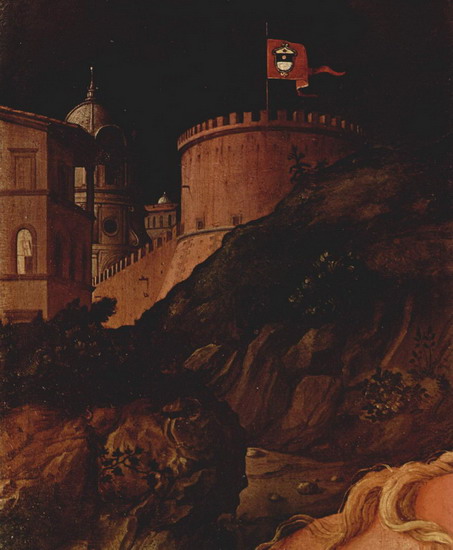 Бронзино (Bronzino) Аньоло : Святое семейство. Деталь