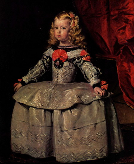 Веласкес  Родригес де Сильва Веласкес (Rodrigez de: Портрет инфанты Маргариты в трехлетнем возрасте