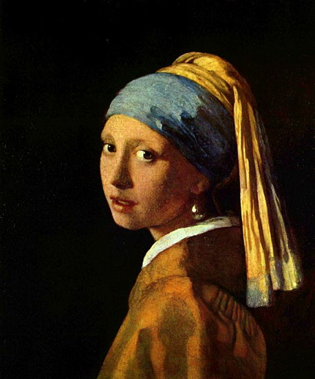 Вермер Делфтский (Vermeer van Delft) Ян : Девушка с жемчужной сережкой