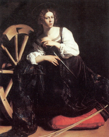 Караваджо (Caravaggio) Микеланджело да (настоящее : Святая Екатерина Александрийская
