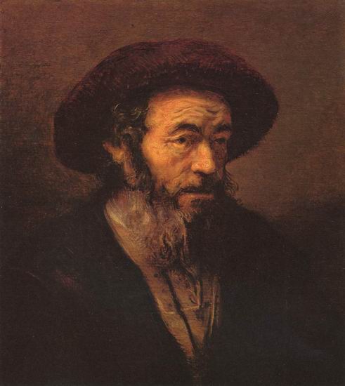 Рембрандт Харменс ван Рейн: Мужчина в меховой шляпе