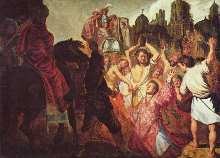 Рембрандт Харменс ван Рейн: Побиение камнями Св.Стефана