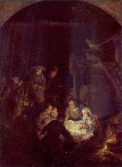 Рембрандт Харменс ван Рейн: Поклонение пастухов
