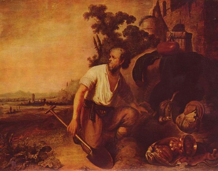 Рембрандт Харменс ван Рейн: Притча о зарывшем сокровище