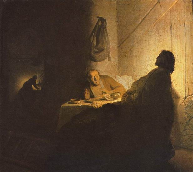 Рембрандт Харменс ван Рейн: Христос в Эммаусе