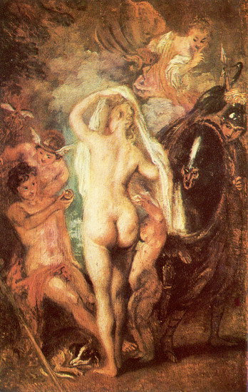 Ватто (Watteau) (Жан) Антуан : Суд Париса 2