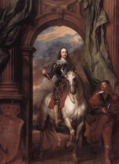 Ван Дейк: Конный портрет короля Англии Карла I с его шталмейстером Сен-Антуаном