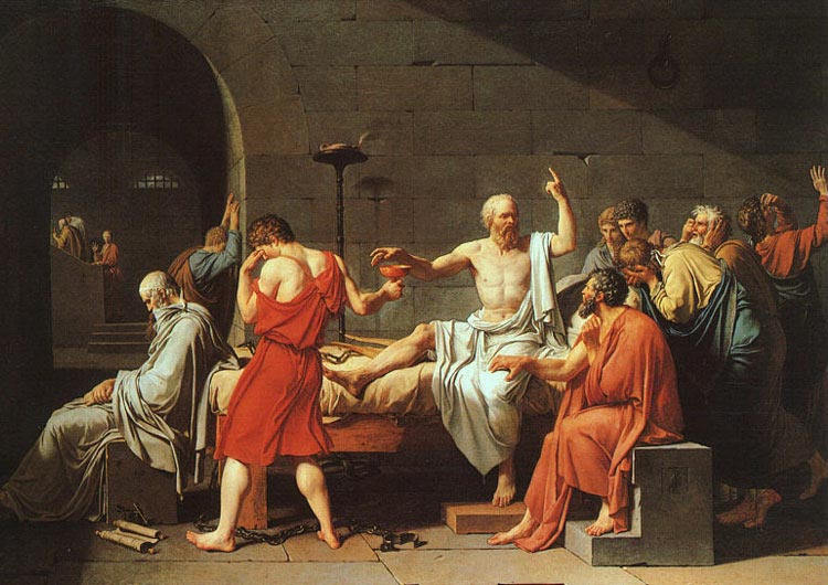Давид Жак Луи : Смерть Сократа
