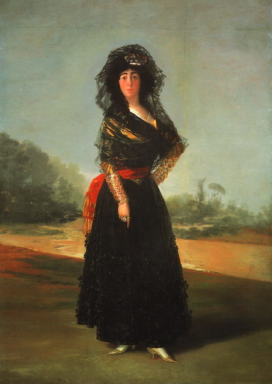 Гойя Франсиско (полное имя Франсиско Хосе де Гойя-: Портрет герцогини Альбы