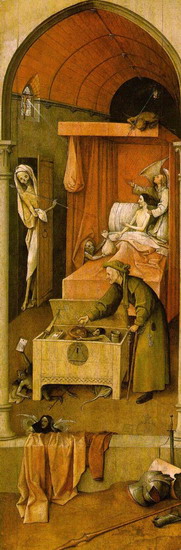 Босх (Bosch; собственно ван Акен, van Aeken) Иероним (Хиеронимус): Смерть и скупец