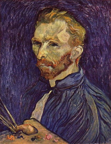 Ван Гог (van Gogh) Винсент : Автопортрет с палитрой