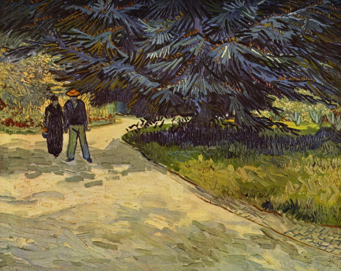 Ван Гог (van Gogh) Винсент : Парк в Арле