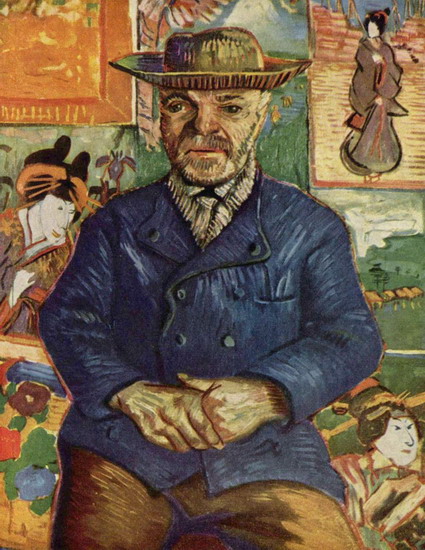 Ван Гог (van Gogh) Винсент : Портрет папаши Танги