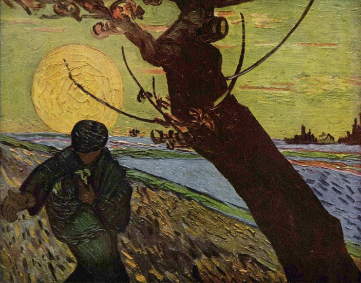 Ван Гог (van Gogh) Винсент : Сеятель. Вариант