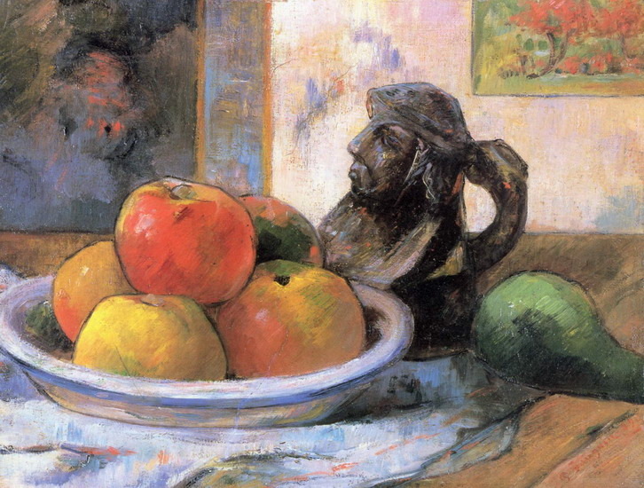 Гоген (Gauguin) Поль : Натюрморт с яблоками