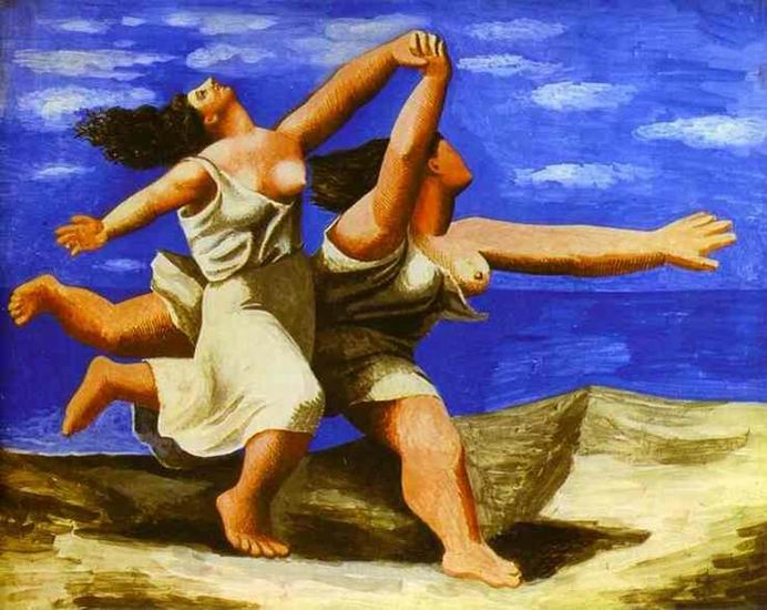 Пикассо Пабло: Женщины бегущие по берегу