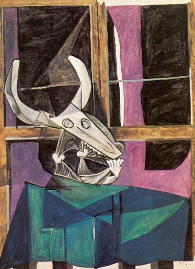 Пикассо Пабло: Натюрморт с головой быка