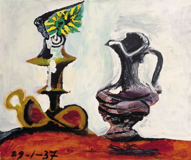 Пикассо Пабло: Натюрморт со свечой