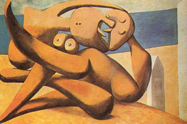 Пикассо Пабло: Фигуры на берегу моря