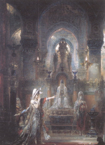 Моро Гюстав: Саломея, танцующая перед Иродом
