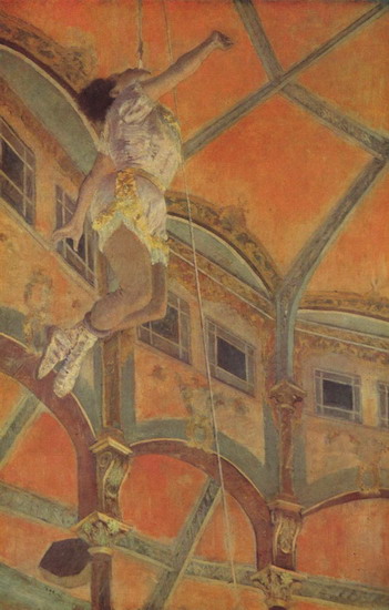 Дега (Degas) Эдгар : Ла ла в цирке Фернандо