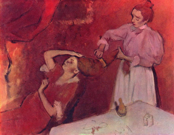 Дега (Degas) Эдгар : Расчесывание волос