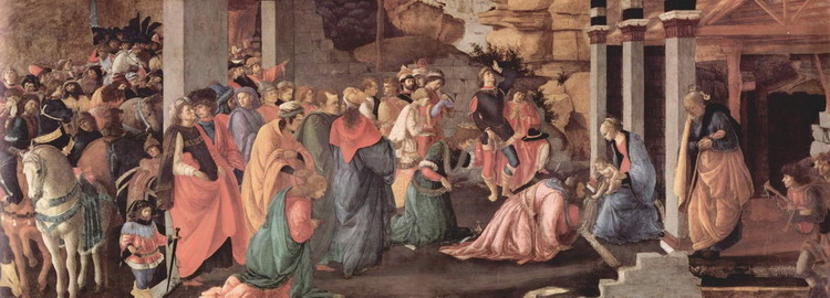 Боттичелли (Botticelli) Сандро (наст. Алессандро Ф: Поклонение волхвов 3