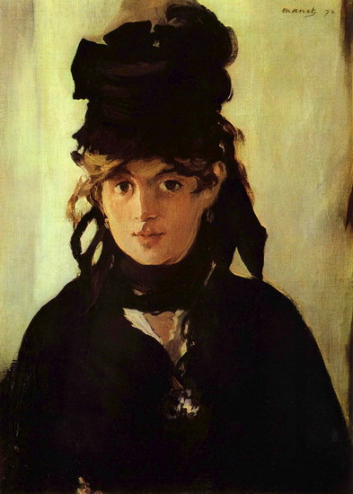Мане (Manet) Эдуар: Портрет художницы Берты Моризо 2