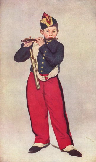 Мане (Manet) Эдуар: Флейтист