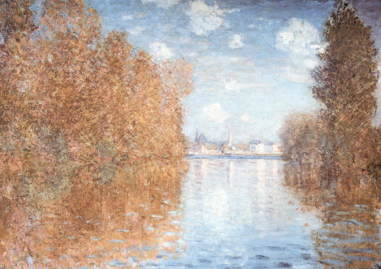 Моне (Monet) Клод: Осенний эффект в Аржантее