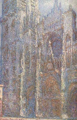 Моне (Monet) Клод: Руанский собор вечером