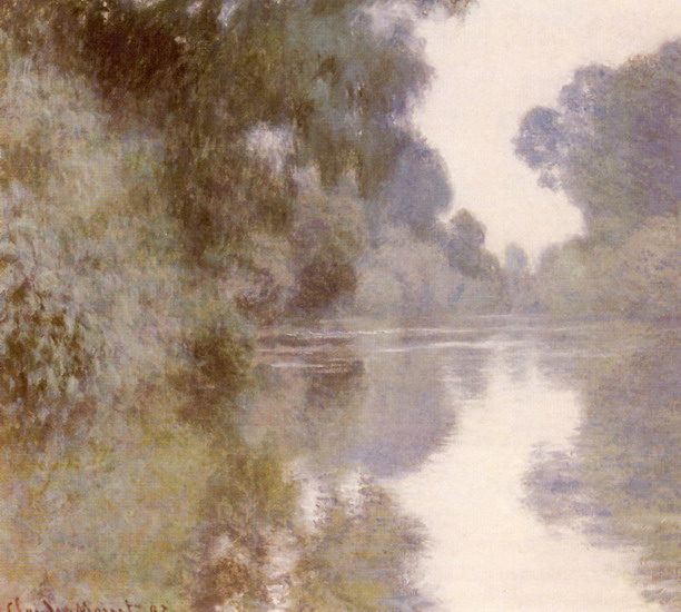 Моне (Monet) Клод: Рукав Сены близ Живерни