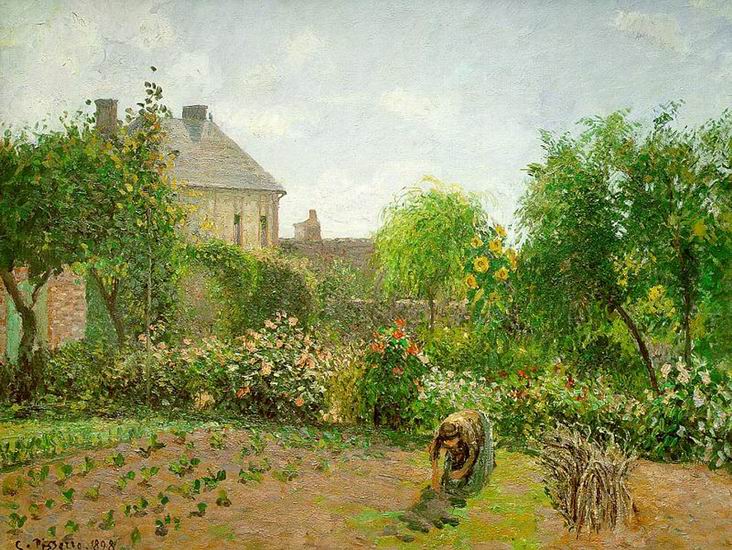 Моне (Monet) Клод: Сад художника в Эрнаньи