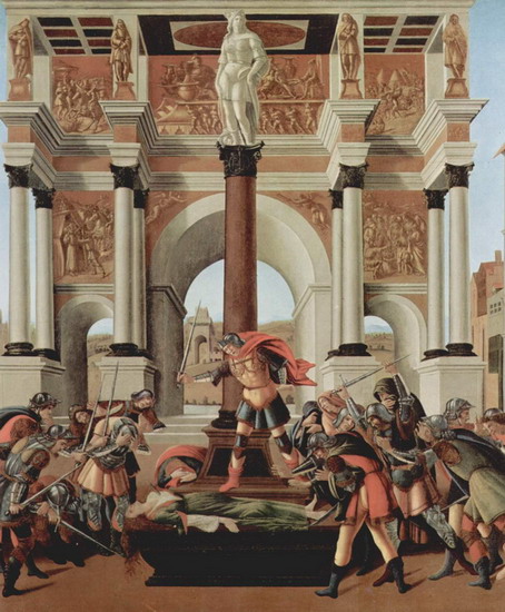 Боттичелли (Botticelli) Сандро (наст. Алессандро Ф: Смерть Лукреции 2