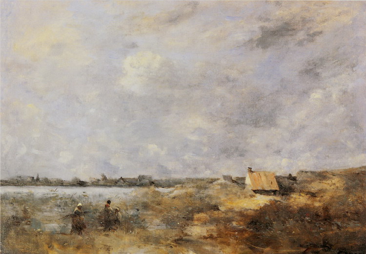 Коро (Corot) Жан Батист Камиль : Бурная погода. Па-де-Кале