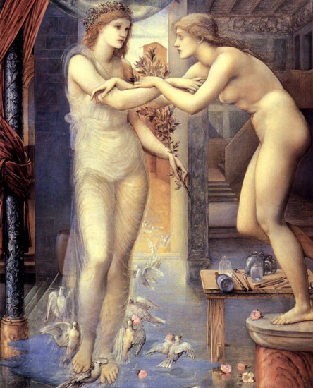 Берн-Джонс (Burne-Jones) Эдуард Коли: Афродита и Галатея