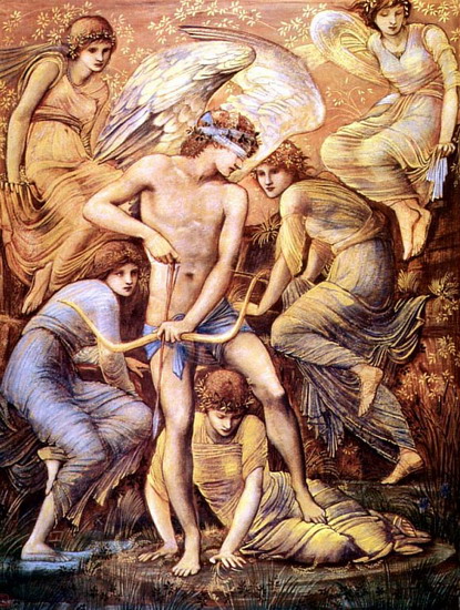 Берн-Джонс (Burne-Jones) Эдуард Коли: Охотничьи угодья Купидона