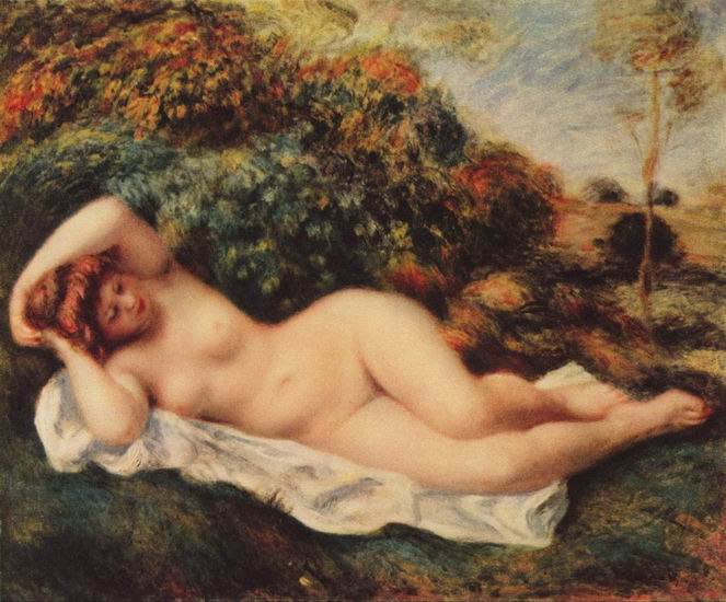 Ренуар Пьер Огюст: Спящая купальщица. Булочница