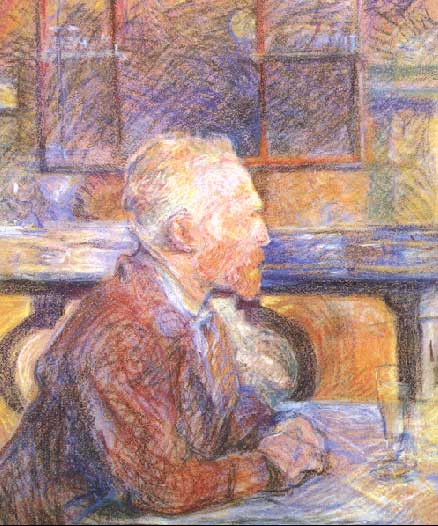 Тулуз-Лотрек (De Toulouse-Lautrec) Анри Мари Раймо: Портрет Ван Гога