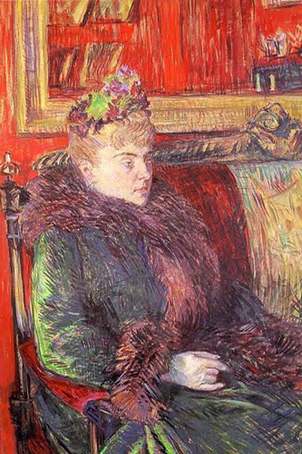 Тулуз-Лотрек (De Toulouse-Lautrec) Анри Мари Раймо: Портрет мадам Горцикофф