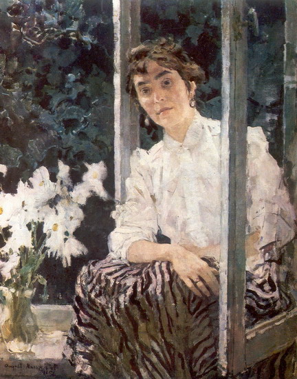Мыльников Андрей Андреевич: Портрет жены