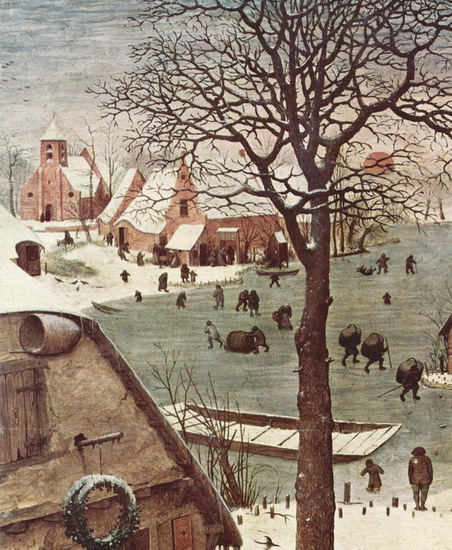 Брейгель (Breughel, Brueghel или Bruegel) Питер, С: Перепись в Вифлиеме. Фрагмент 2