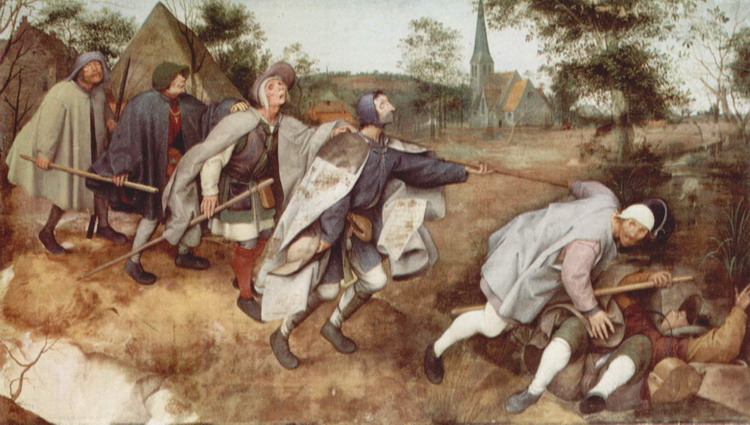 Брейгель (Breughel, Brueghel или Bruegel) Питер, С: Притча о слепых
