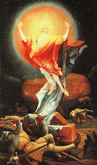 Грюневальд Матис: Воскресший Христос. Изензеймский алтарь