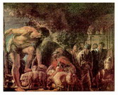 Йорданс (Jordaens) Якоб : Одиссей в пещере Полифема
