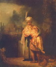 Рембрандт Харменс ван Рейн: Прощание Давида с Ионафаном