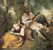 Ватто (Watteau) (Жан) Антуан : Гамма любви