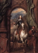 Ван Дейк: Конный портрет короля Англии Карла I с его шталмейстером Сен-Антуаном