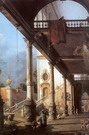 Каналетто (Canaletto) (собств. Каналь, Canal) Джов: Каприччио с колоннами