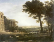 Лоррен Клод: Пейзаж с жертвоприношением Аполлону